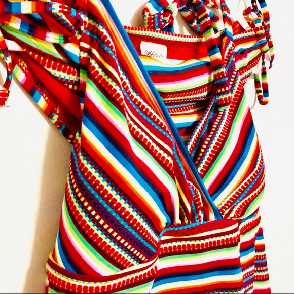 Mossimo Supply Co. Other - New 6/8 M/L Mossimo halter stripe tankini set